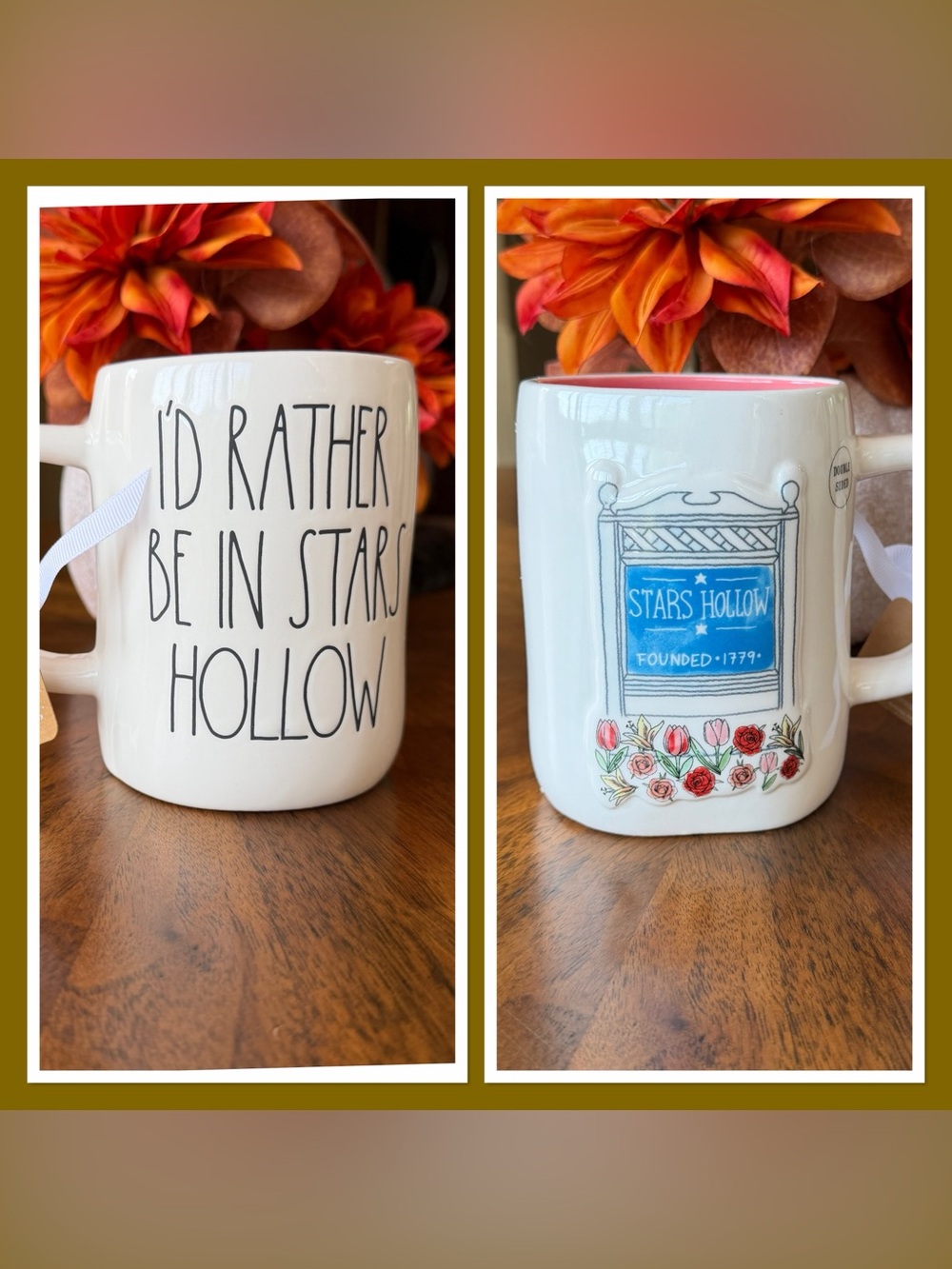 RAE DUNN “Gilmore Girls” Double Side Large Mug